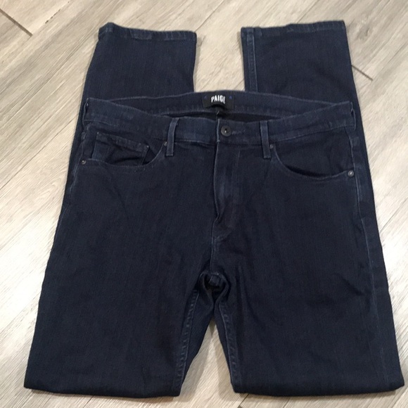 PAIGE Federal Slim Straight Jeans In Inkwell size 31 - Picture 8 of 12